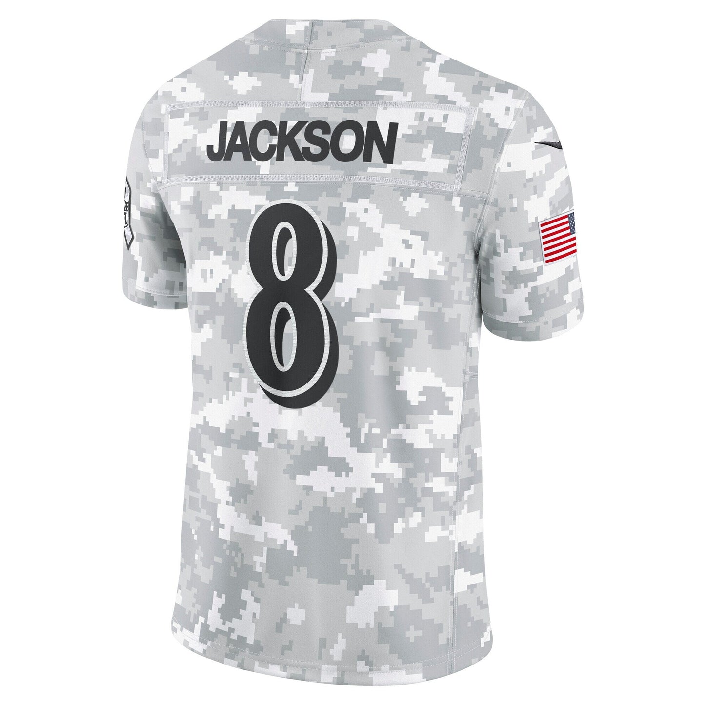 Lamar Jackson Baltimore Ravens  2024 Salute to Service Limited Jersey - Arctic Camo