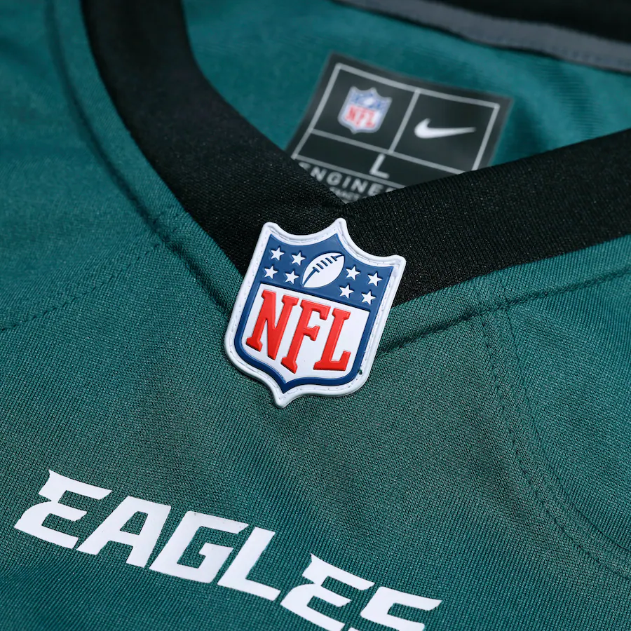 Men's Philadelphia Eagles Saquon Barkley  Carbon Green Super Bowl LIX Fashion Game Player Jersey