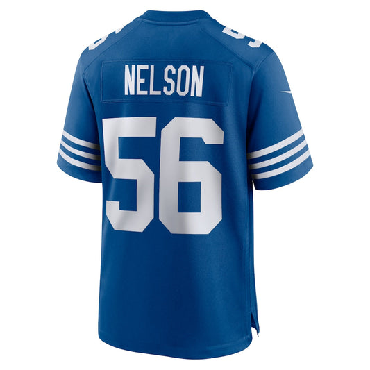 IN.Colts #56 Quenton Nelson Royal Alternate Game Jersey