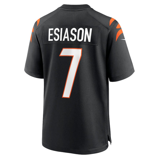 C.Bengals #7 Boomer Esiason Black Retired Player Jersey