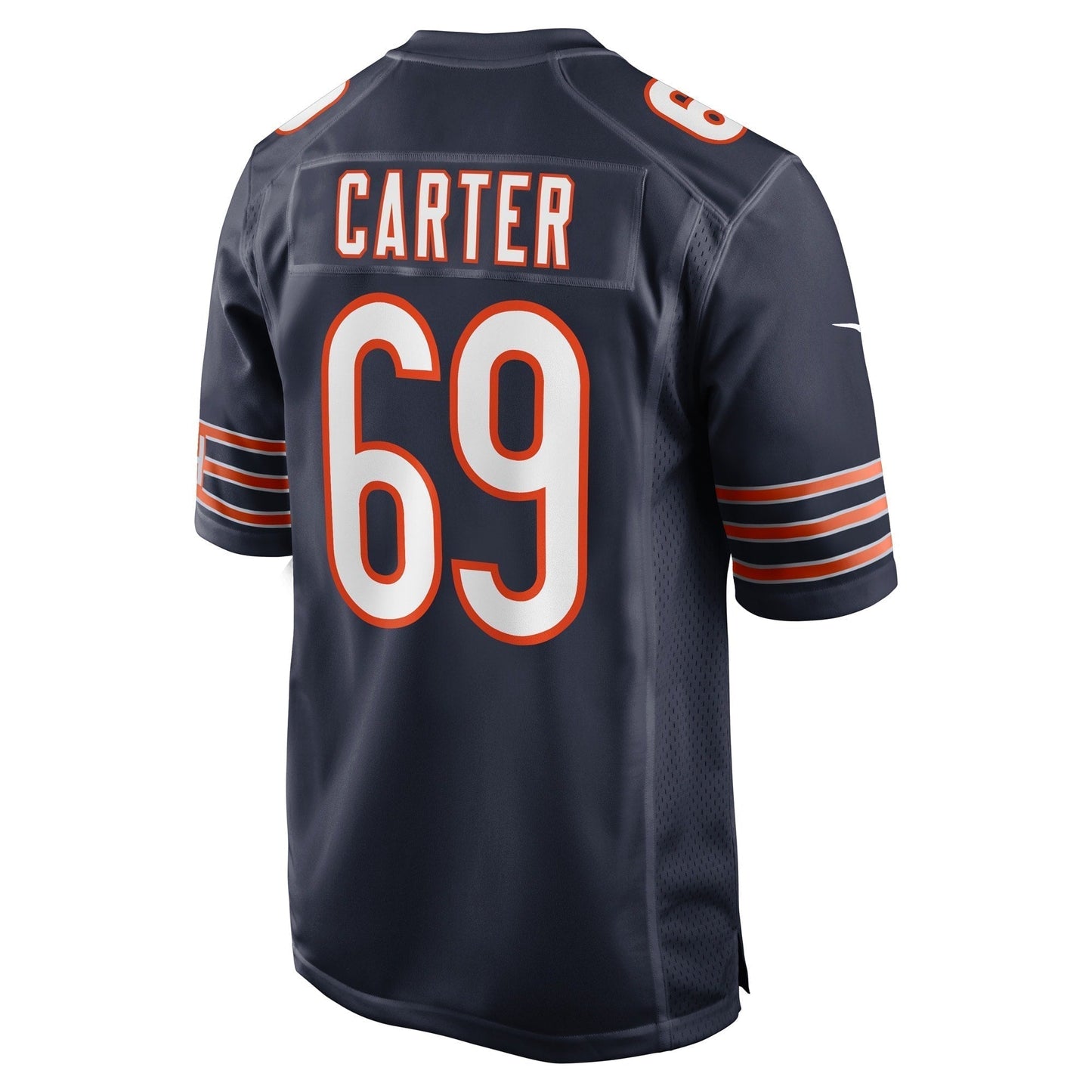 Ja'Tyre Carter Chicago Bears  Game   Jersey - Navy