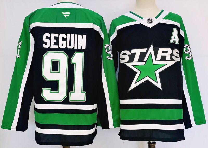 Men's Dallas Stars Tyler Seguin Fanatics Black Player Jersey