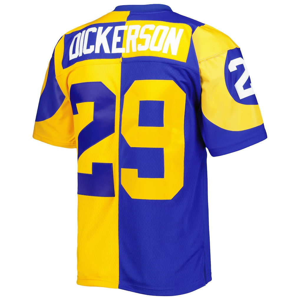 LA.Rams #29 Eric Dickerson Mitchell & Ness  Royal/Gold 1984 Split Legacy Replica Jersey