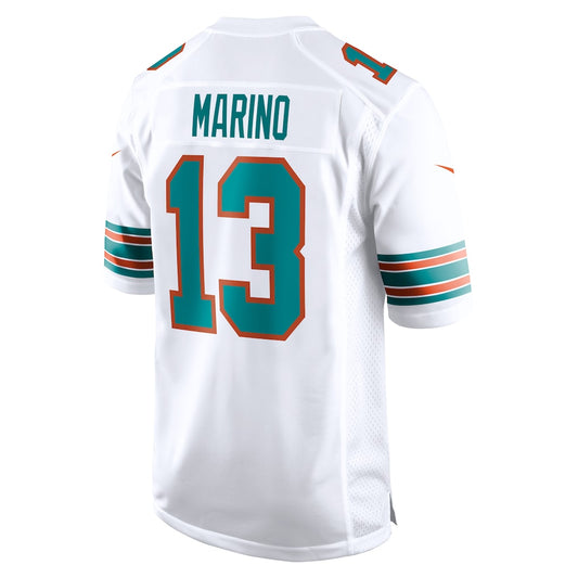 M.Dolphins #13 Dan Marino White Retired Player Jersey
