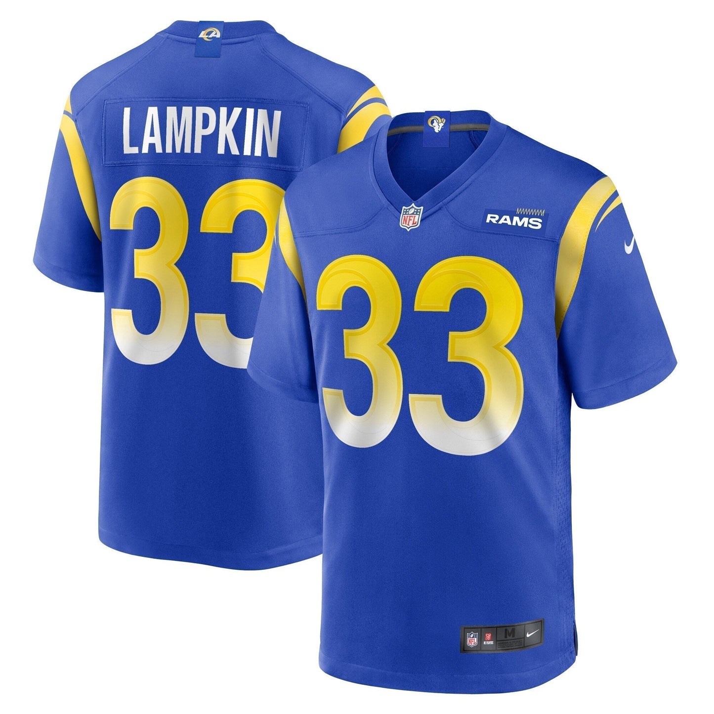 Cam Lampkin Los Angeles Rams  Game Jersey -  Royal