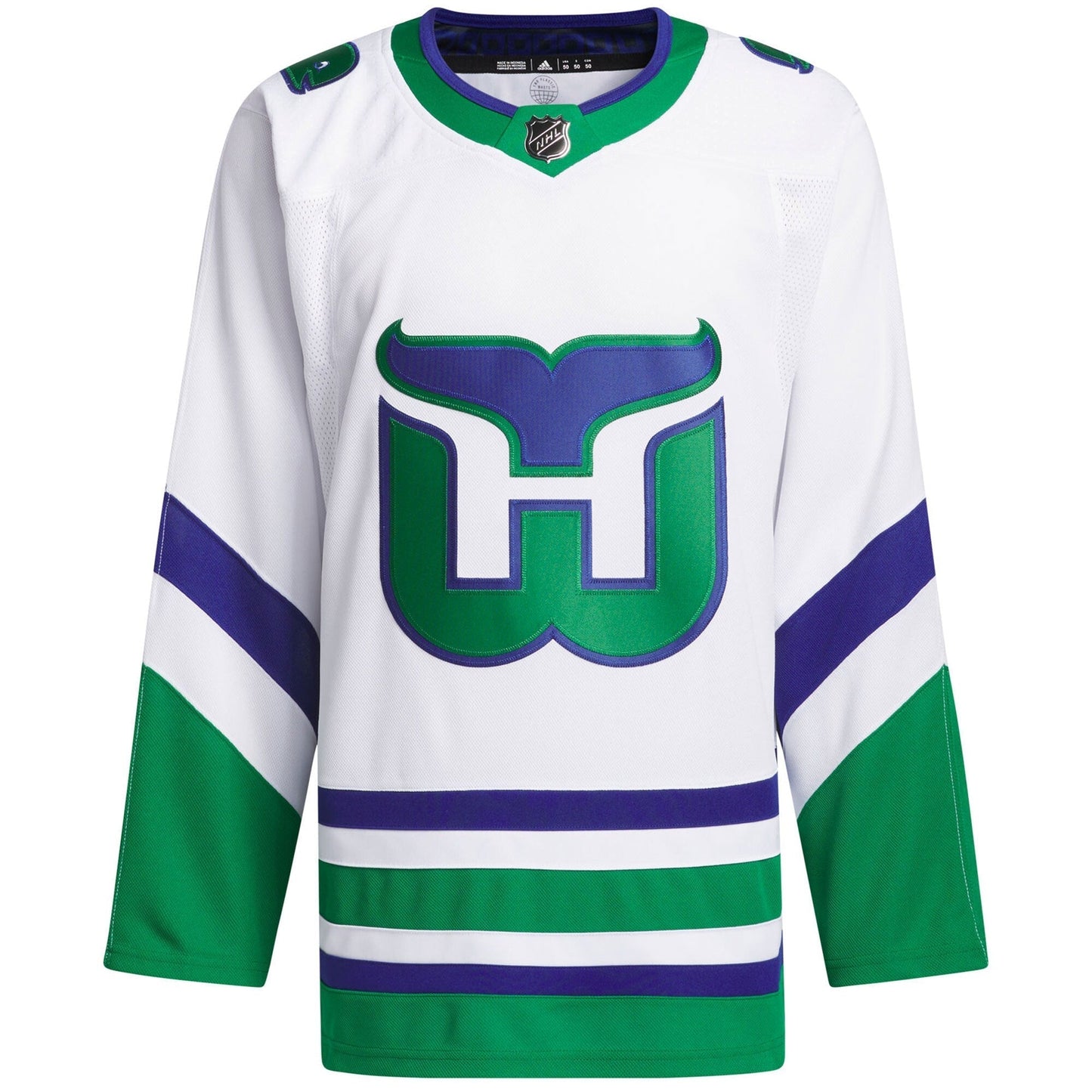 Custom Carolina Hurricanes Whalers Primegreen Jersey - White