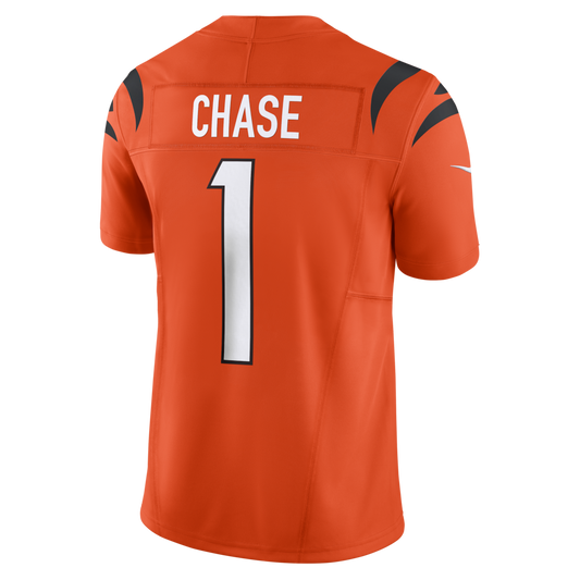 C.Bengals #1 Ja'Marr Chase Orange Vapor F.U.S.E. Limited Jersey