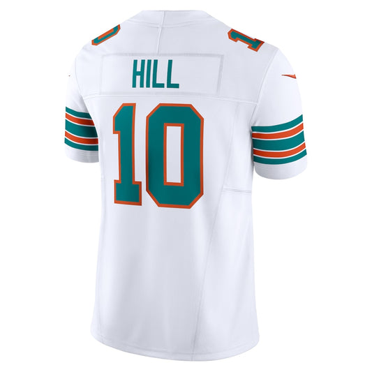M.Dolphins #10 Tyreek Hill White Vapor F.U.S.E. Limited Jersey
