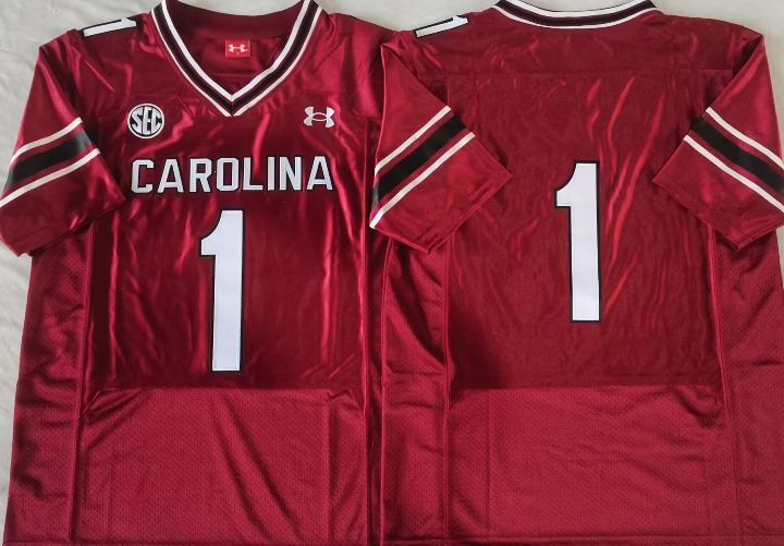 Men's South Carolina Gamecock Maroon Player Game Jersey