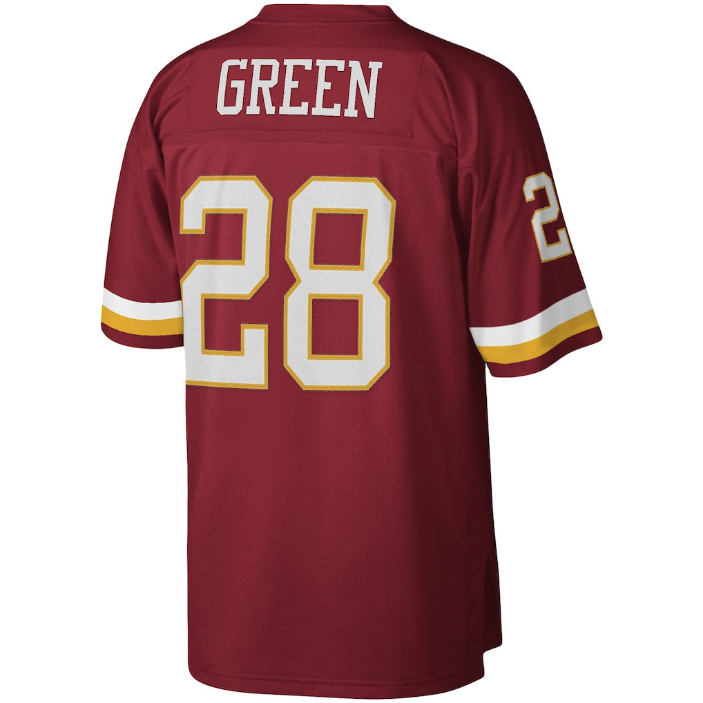 W.Commanders #28 Darrell Green Mitchell & Ness Burgundy Legacy Replica Jersey