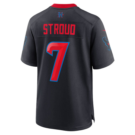 H.Texans #7 C.J. Stroud Navy Game Jersey