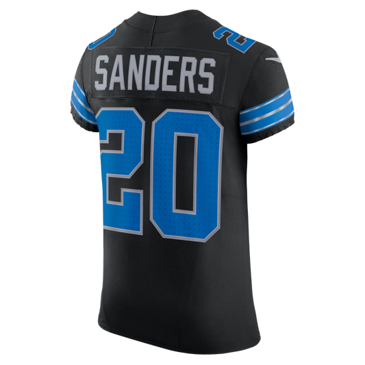 D.Lions #20 Barry Sanders Black Alternate Vapor F.U.S.E. Elite Jersey