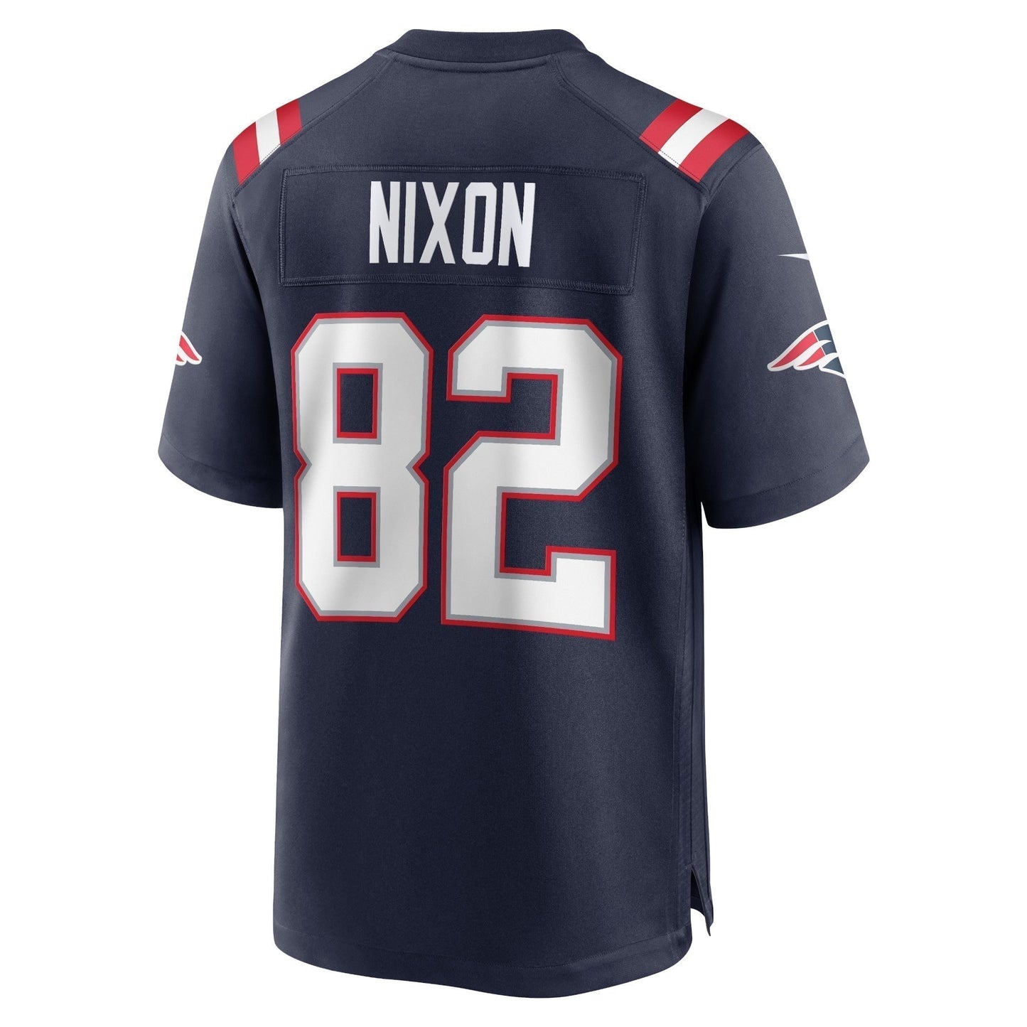 Tre Nixon New England Patriots    Game Jersey - Navy
