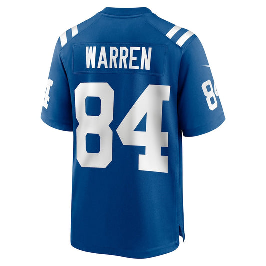 IN.Colts #84 Tyler Warren Royal 2025 NFL Draft First Round Pick Game Jersey
