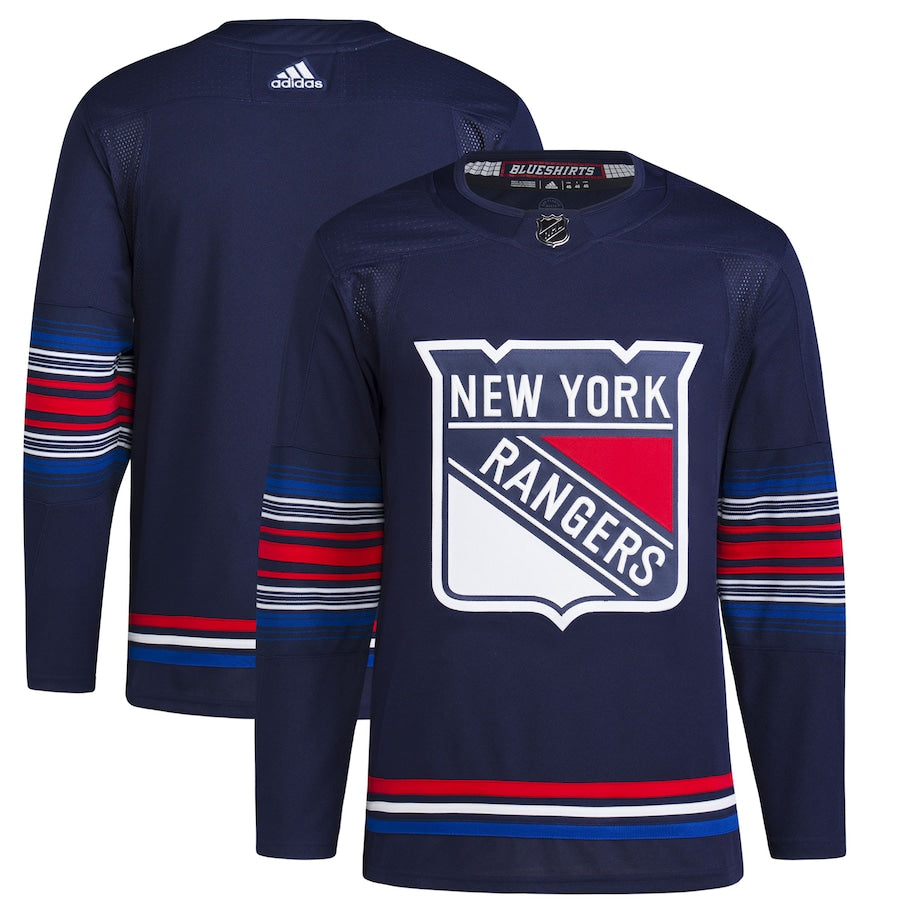 Custom New York Rangers Alternate Primegreen Jersey - Navy