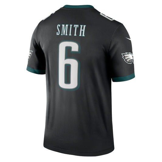P.Eagles #6 DeVonta Smith Black Legend Player Performance Top Jersey