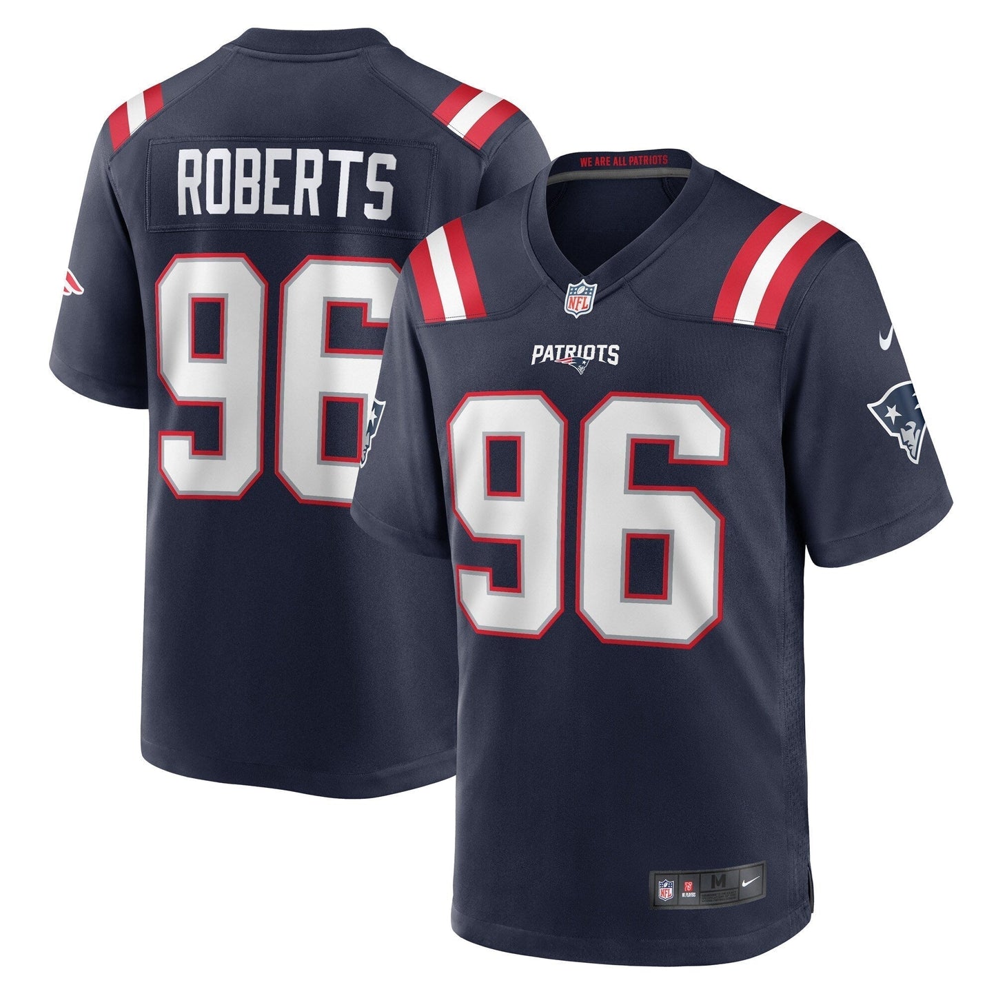 Sam Roberts New England Patriots  Game   Jersey - Navy
