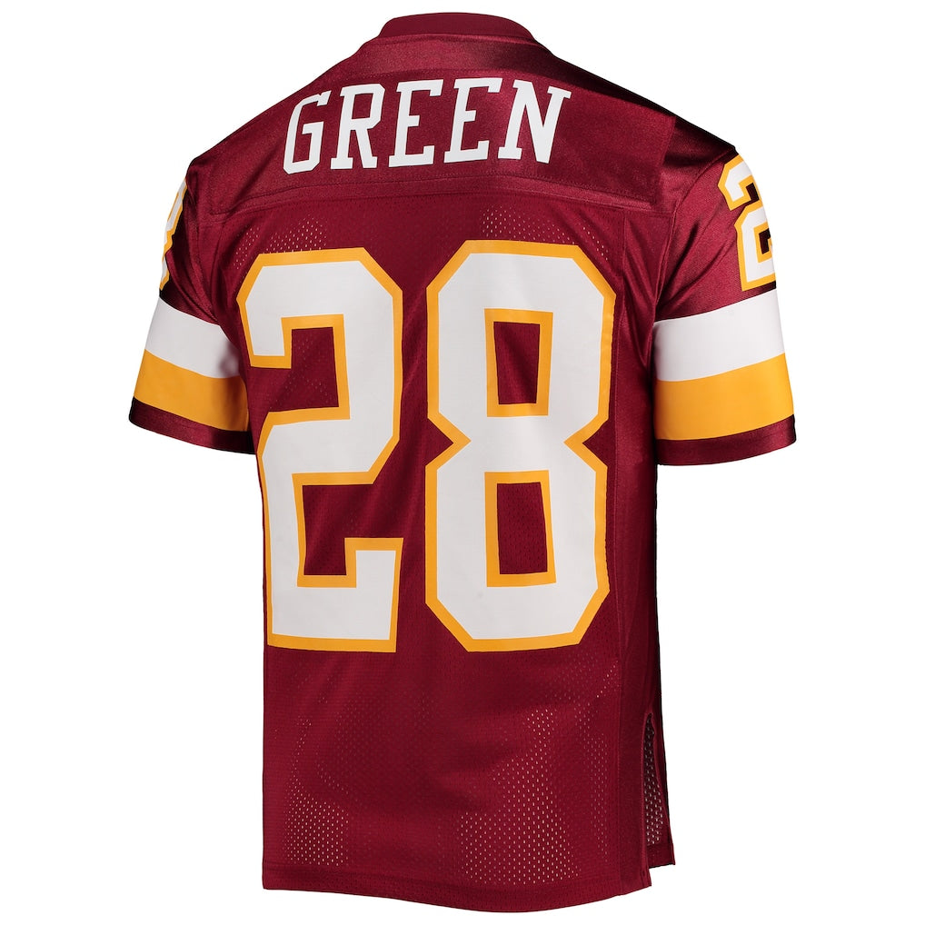 W.Commanders #28 Darrell Green 1994 Mitchell & Ness Burgundy Authentic Throwback Retired Player Jersey