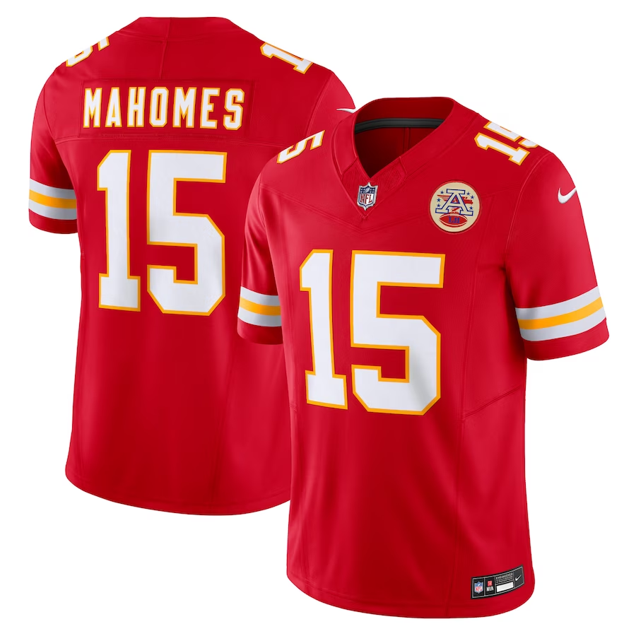 Kansas City 15# Patrick Mahomes  Vapor F.U.S.E. Limited Jersey
