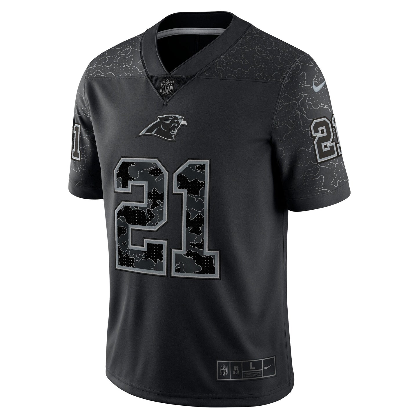 Jeremy Chinn Carolina Panthers  RFLCTV Limited Jersey - Black