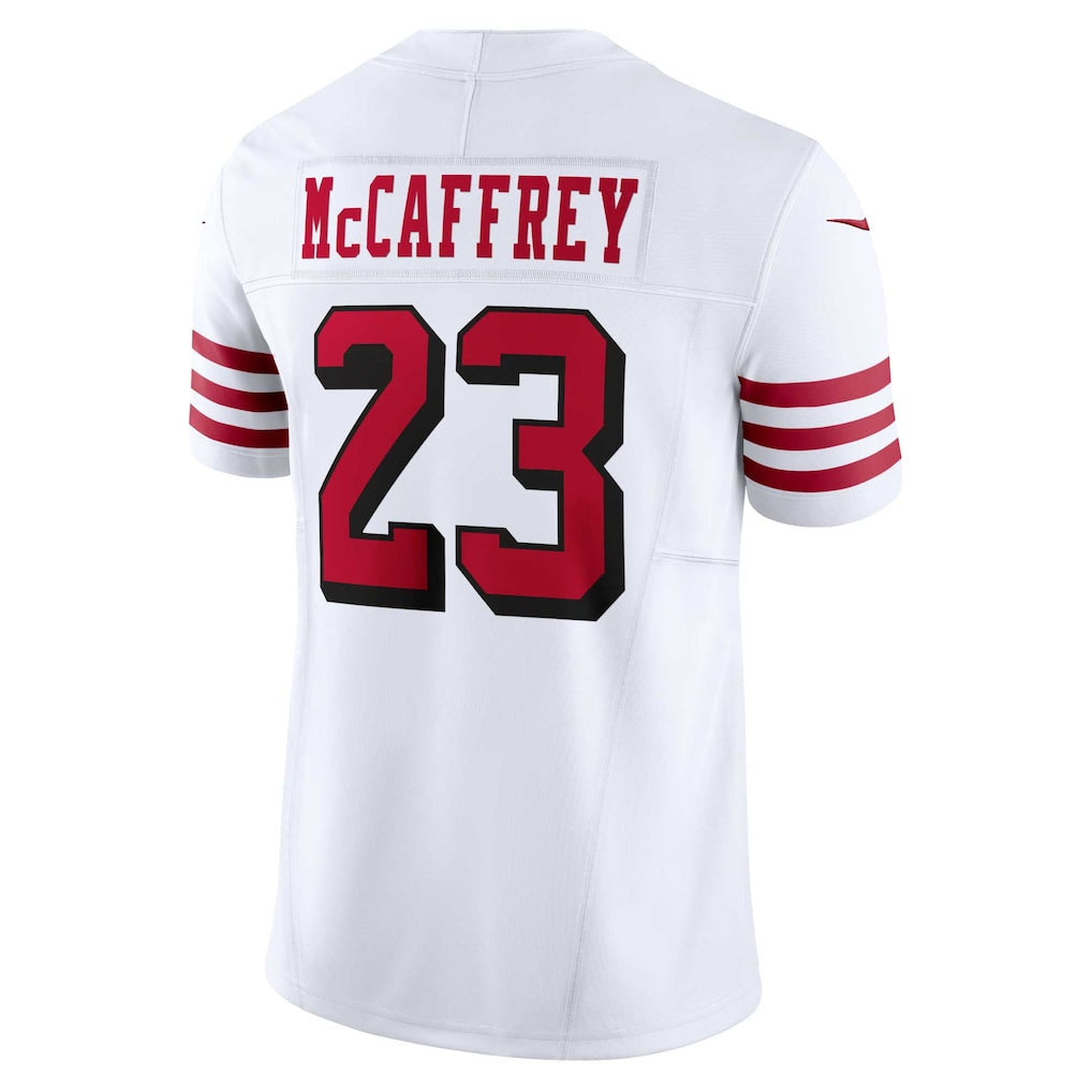 SF.49ers #23 Christian McCaffrey White Vapor F.U.S.E. Limited 2nd Alternate Jersey