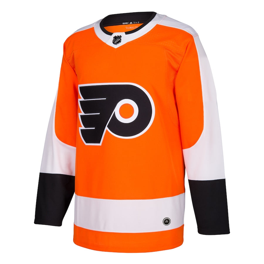 Men's Philadelphia Flyers  Orange Home Authentic Blank Jersey