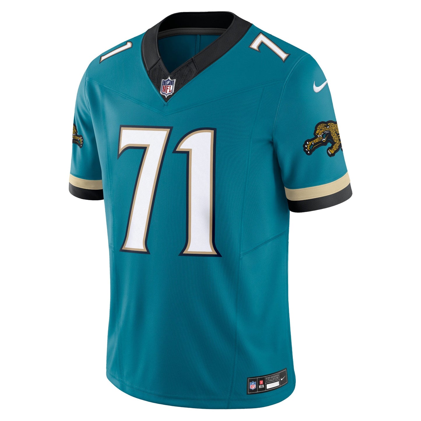 Tony Boselli Jacksonville Jaguars  Prowler Throwback Vapor F.U.S.E. Limited Retired   Jersey - Teal