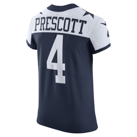 D.Cowboys #4 Dak Prescott Navy Alternate Vapor Elite Player Jersey