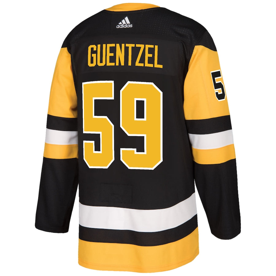Men's Pittsburgh Penguins Jake Guentzel  Black Authentic Player Jersey
