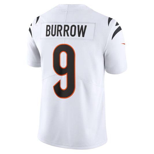 C.Bengals #9 Joe Burrow White Vapor Untouchable Limited Jersey