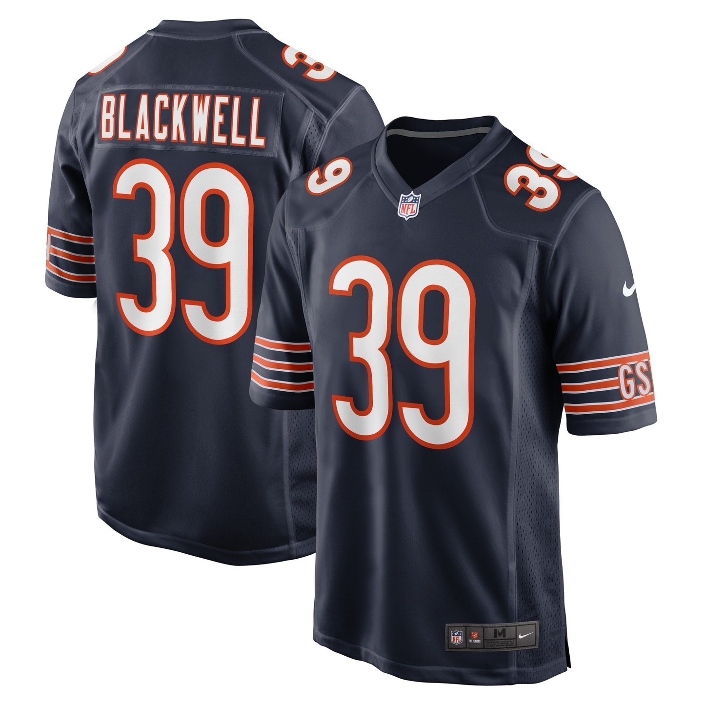 Josh Blackwell Chicago Bears  Game   Jersey - Navy