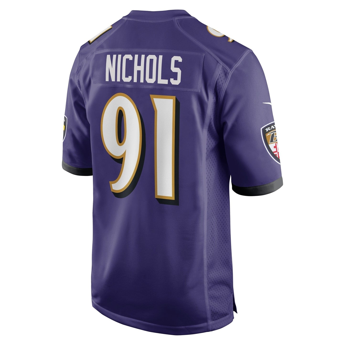 Rayshad Nichols Baltimore Ravens  Game   Jersey - Purple