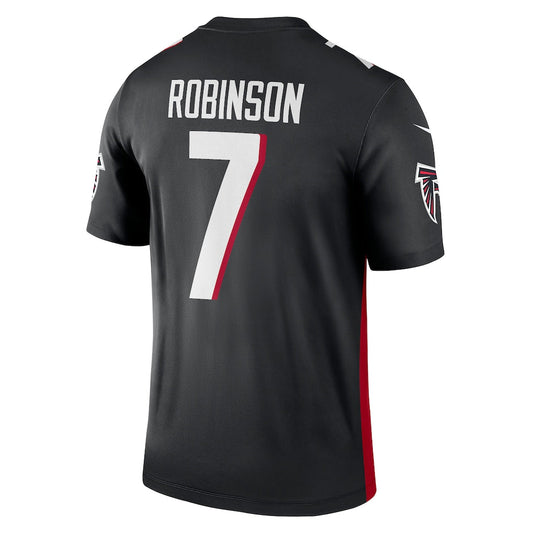 A.Falcons #7 Bijan Robinson Black Legend Player Performance Top Jersey