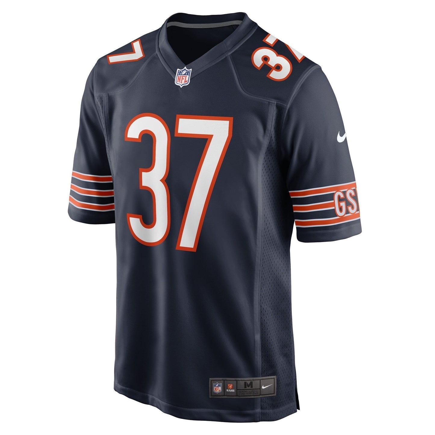 Elijah Hicks Chicago Bears  Game   Jersey - Navy