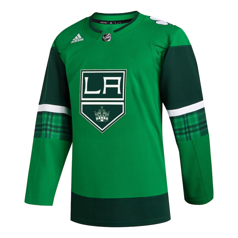 Custom Los Angeles Kings 2023 St. Patrick's Day Primegreen Jersey - Kelly Green