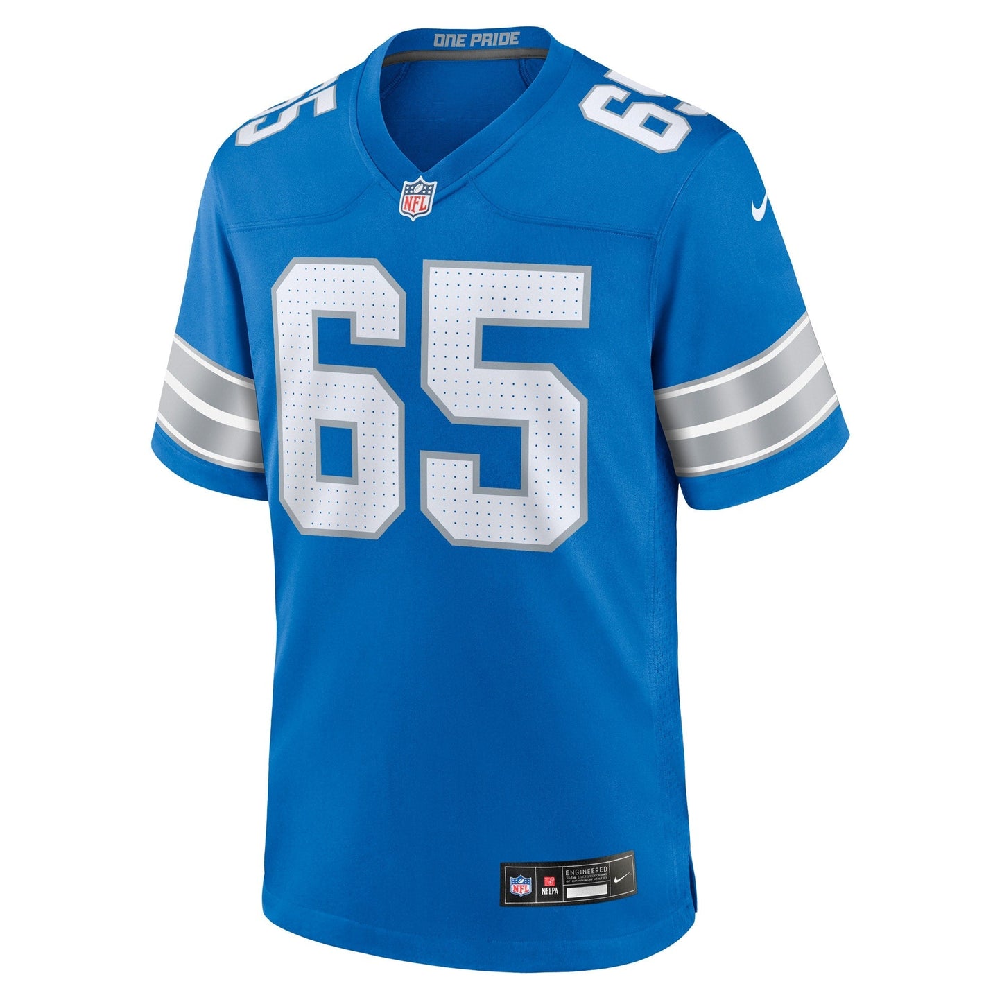 Kingsley Eguakun Detroit Lions  Game Jersey -  Blue