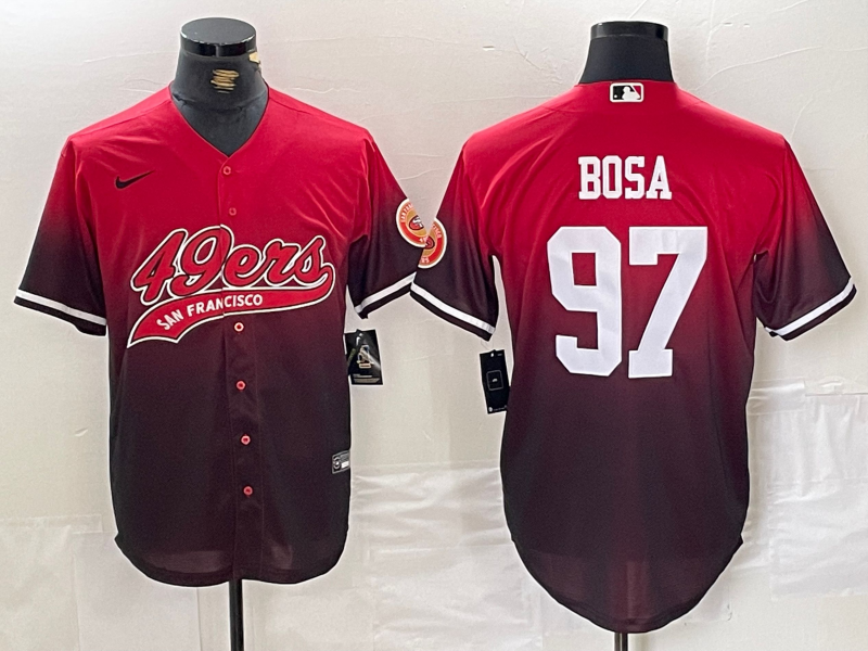 Men's San Francisco 49ers Nick Bosa Scarlet Player Jersey
