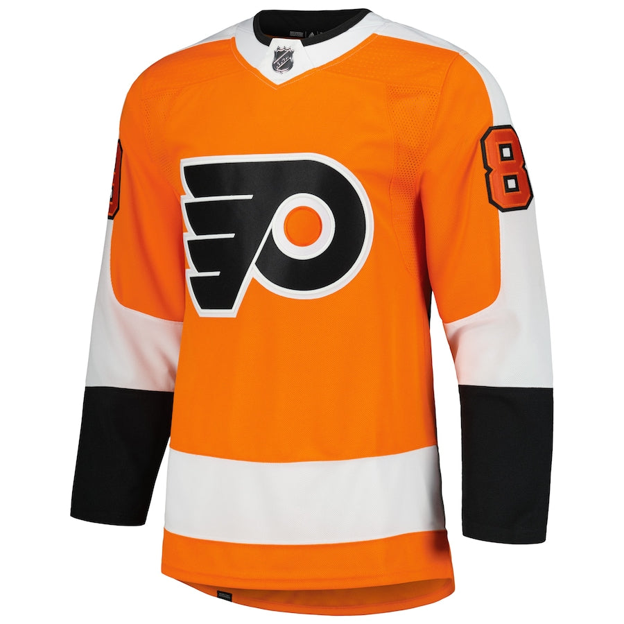 Men's Philadelphia Flyers Cam Atkinson  Orange Home Primegreen Authentic Pro Player - Jersey