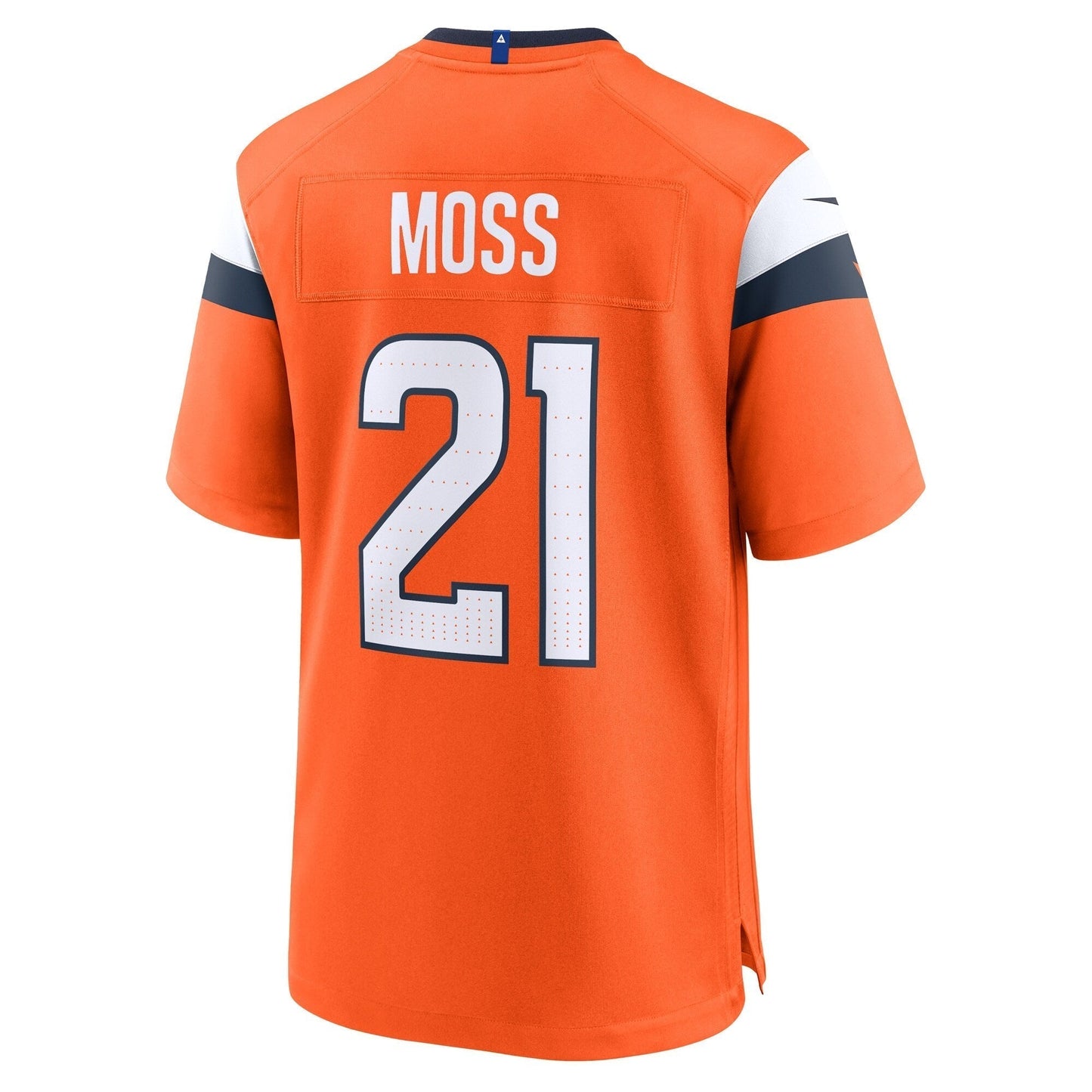 Riley Moss Denver Broncos  Team Game Jersey -  Orange
