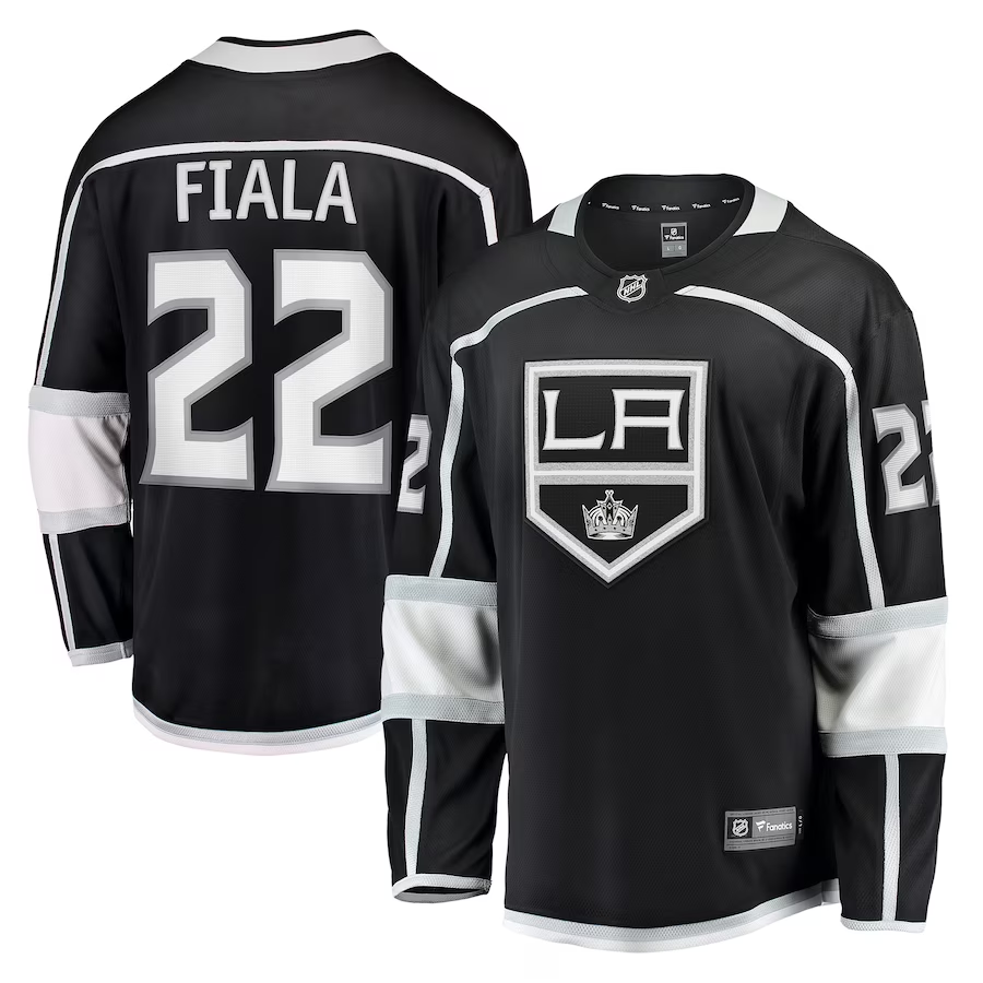 Men's Los Angeles Kings Kevin Fiala Black Home Breakaway Player Jersey