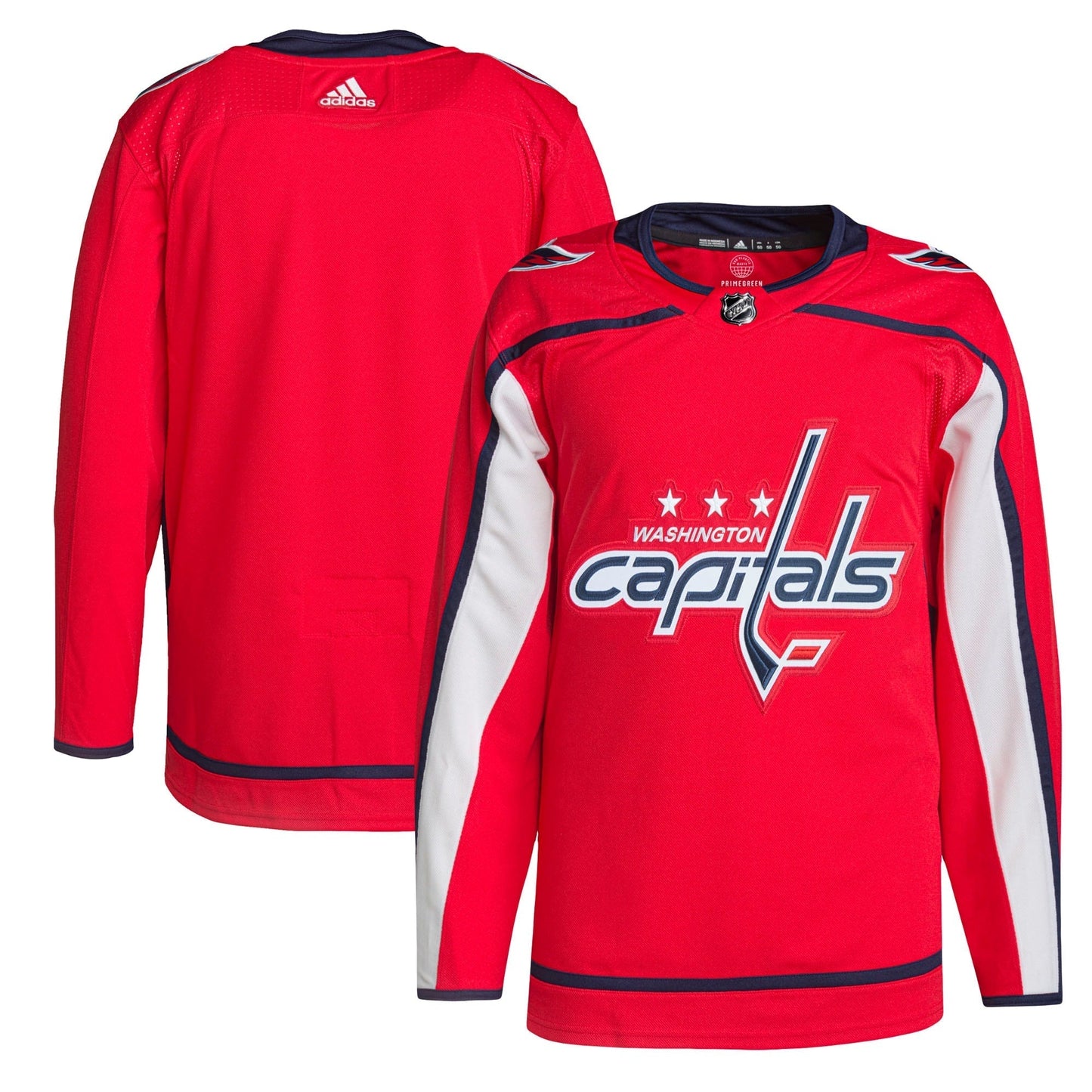 Custom Men's Washington Capitals Red Jersey
