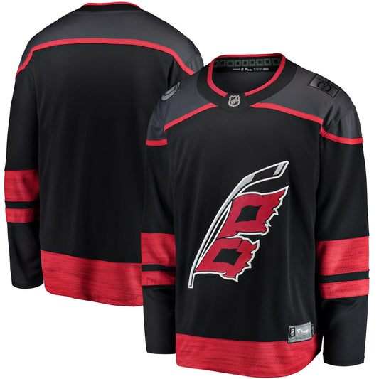 Custom Carolina Hurricanes  Home Breakaway Jersey - Black