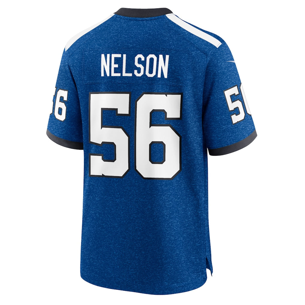 IN.Colts #56 Quenton Nelson Royal Indiana Nights Alternate Game Jersey