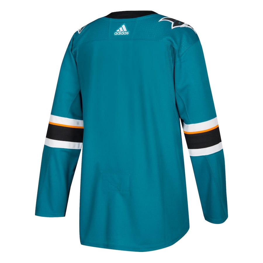 Men's San Jose Sharks  Teal Home Authentic Blank Jersey