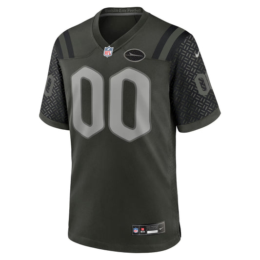 New York Jets Green 2025 Rivalries Collection Custom Game Jersey