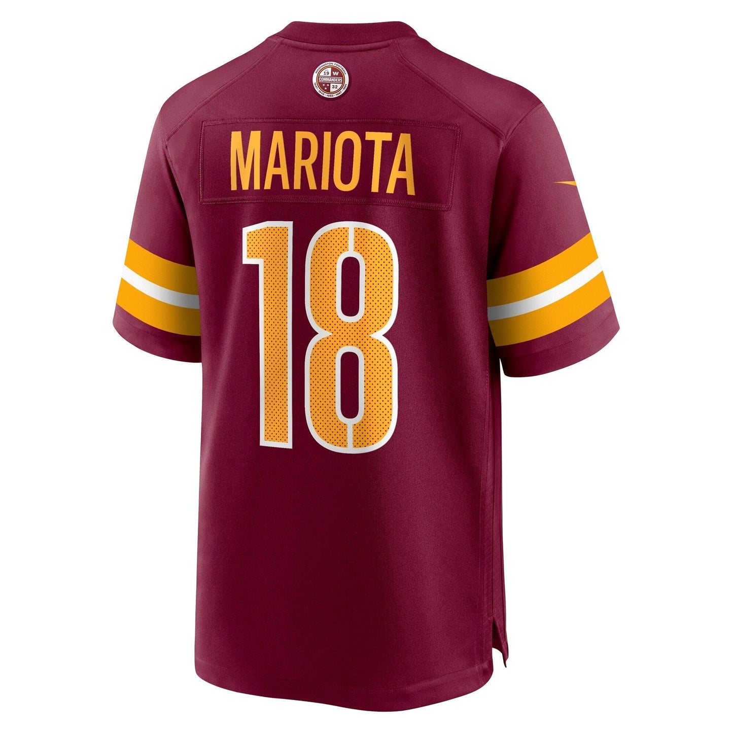 Marcus Mariota Washington Commanders   Game Jersey -  Burgundy