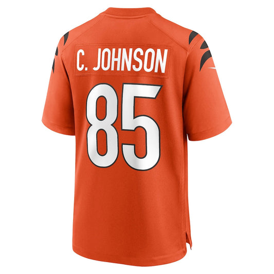 C.Bengals #85 Chad Johnson Orange Retired Player Alternate Game Jersey