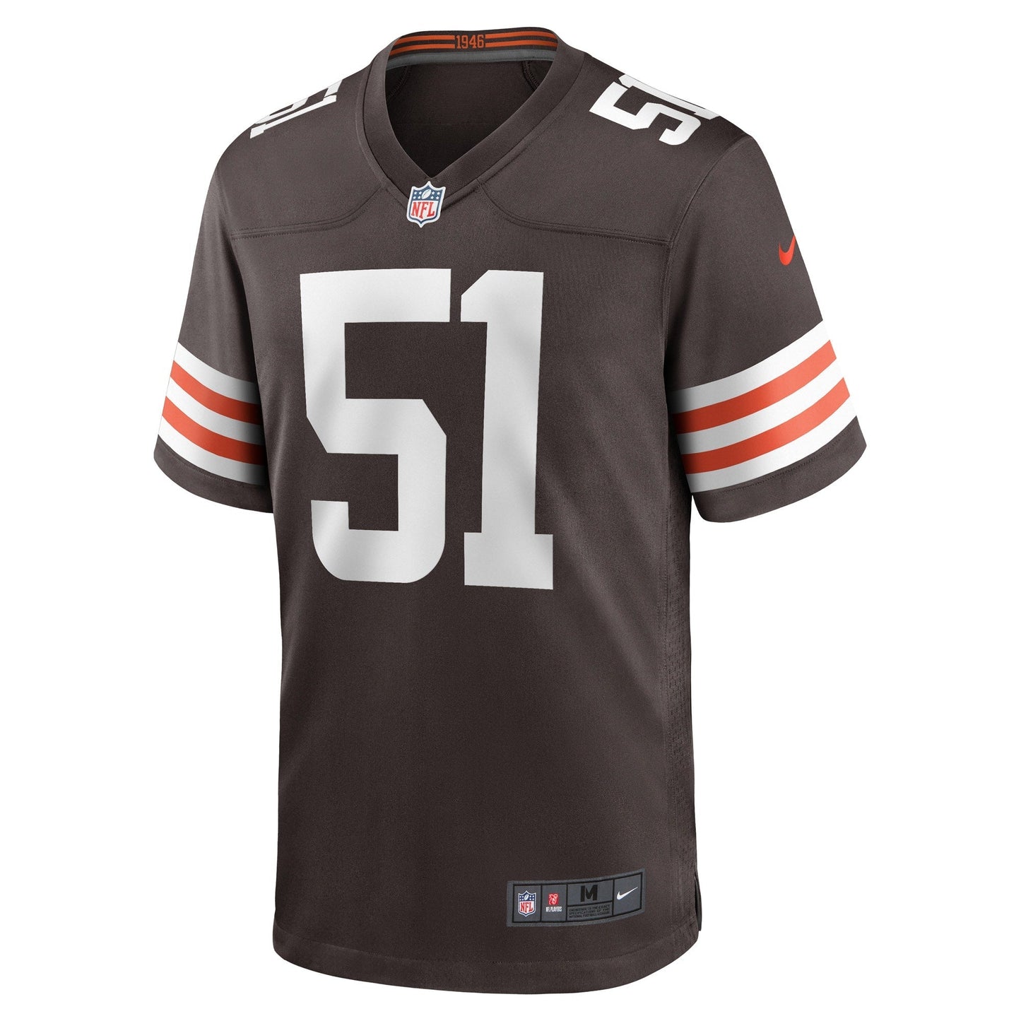 Jordan Kunaszyk Cleveland Browns  Game   Jersey - Brown