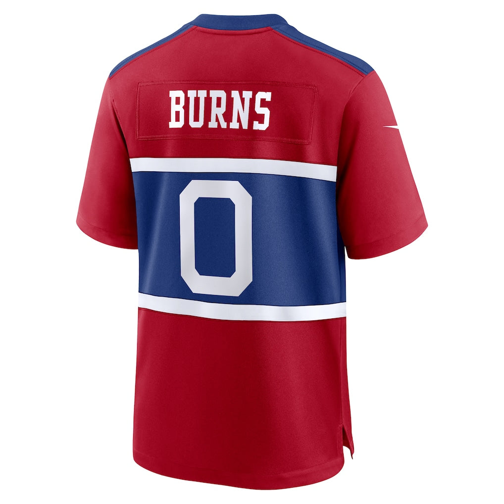 NY.Giants #0 Brian Burns Century Red Alternate Game Jersey