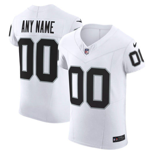 Las Vegas Raiders White Vapor F.U.S.E. Elite Custom Jersey